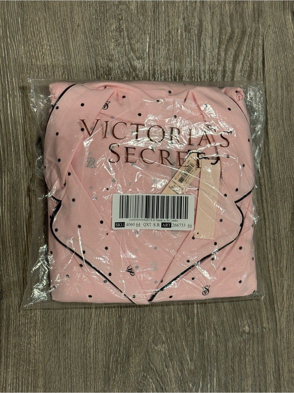 BRAND NEW Victoria's Secret Pink Polka Dot Modal Pajama Set Size Small